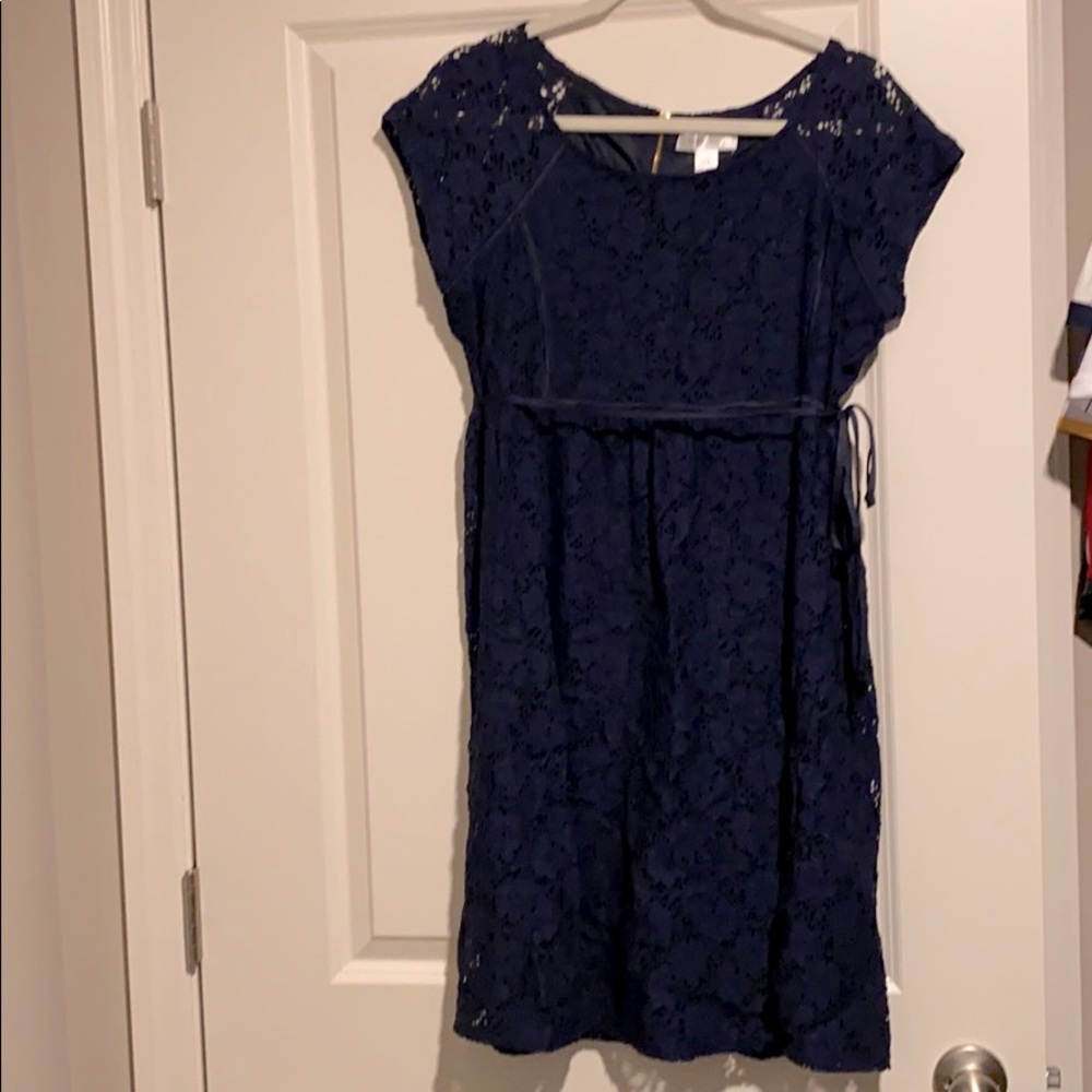 Motherhood maternity lace dress